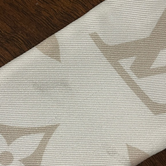 Louis Vuitton Cream and Gold Patterned Scarf - Picture 2 of 7